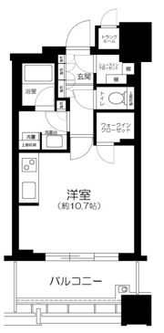 白金ザ・スカイ 東棟の間取り画像