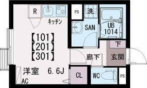 イクシオ東府中の間取り画像