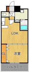 No.65 クロッシングタワーORIENT BLD.の間取り画像