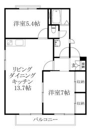メゾン・ド・クレールの間取り画像