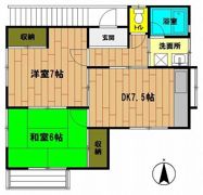 ハイツ丸山の間取り画像