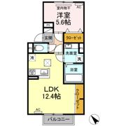 レガーミ中央の間取り画像