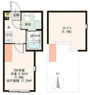 ZEN GARDEN APARTMENTの間取り画像