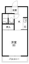 カレッジハイツIの間取り画像
