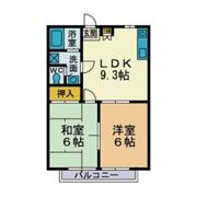 黒沼ハイツの間取り画像