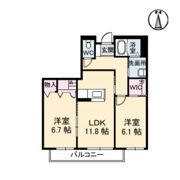 グランマスト福浜 A棟の間取り画像