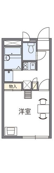 レオパレスfloraⅡの間取り画像