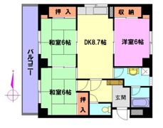 エスポワール川口の間取り画像