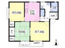 ディアス梶川B棟の間取り画像