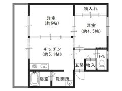 ヴィラナリー長尾 2号棟の間取り画像