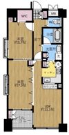 シルフィード本町東の間取り画像