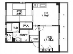 椿原ハイツⅡの間取り画像