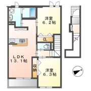 ラフィーネの間取り画像