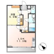 カーサ フィオーレの間取り画像