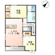 クレアⅡの間取り画像