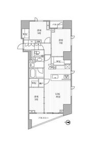 ディームス方南町の間取り画像