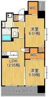 ウィングス西小倉の間取り画像