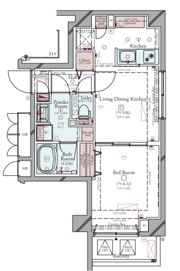 コンシェリア清澄白河 THE RESIDENCEの間取り画像
