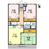 脇マンション塩焼の間取り画像