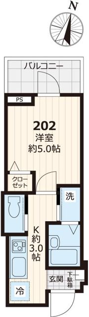 ムーンライズの間取り画像