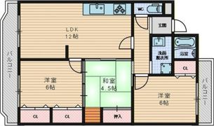 ユニーブルマンション原パークⅡの間取り画像