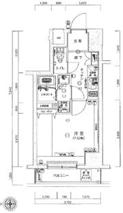 VERONA王子神谷Lussoの間取り画像