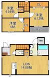 サンラプロ土手ノ内 A棟の間取り画像