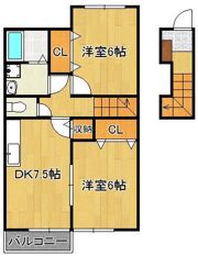サンハイム浜町の間取り画像