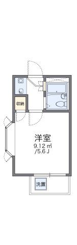 レオパレス竹の塚第10の間取り画像
