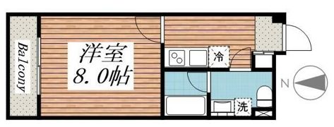 LUCENT COURT 代々木上原の間取り画像