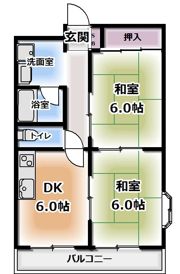 メゾンルリアの間取り画像