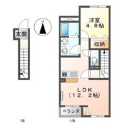 クオーレ津浦町の間取り画像