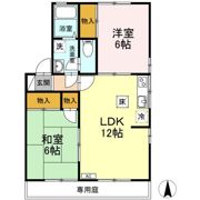 ヴィラージュ・95 A棟の間取り画像