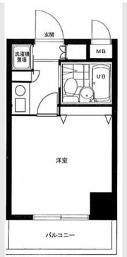 シャトーデYMイセザキの間取り画像