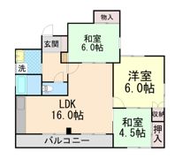 エイコー山手プラザの間取り画像