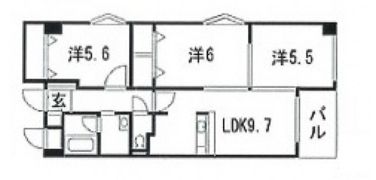光原第5マンションの間取り画像