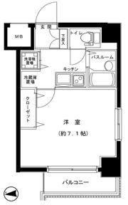 グランフォース蔵前の間取り画像