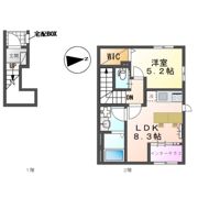 （仮称）海老名市大谷北新築アパートⅤ期の間取り画像