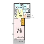 レジデンス大府駅クロスの間取り画像