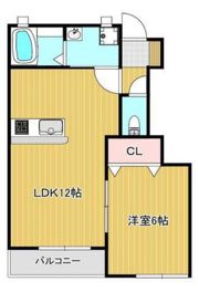 ラック早島の間取り画像