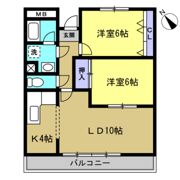 ビューテラス富貴の間取り画像