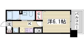 ロイヤル神戸三宮の間取り画像