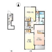 クラルテ アサヒの間取り画像
