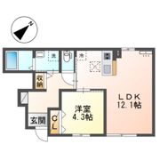 シャンパーニュ北越谷の間取り画像