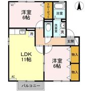 メルベーユの間取り画像