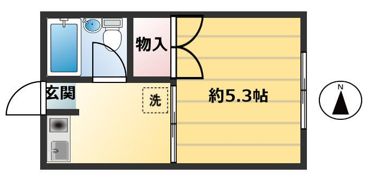 ハイツレイメイ22の間取り画像