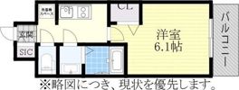 メイクスWアート今池Ⅲの間取り画像