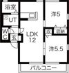 ハニーハイツAの間取り画像