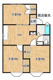 コスモハイツⅠの間取り画像
