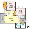 D's LIEN (ディ-ズリアン) Cの間取り画像